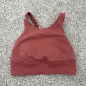 Lululemon Wunder Train Longline Bra in Brier Rose